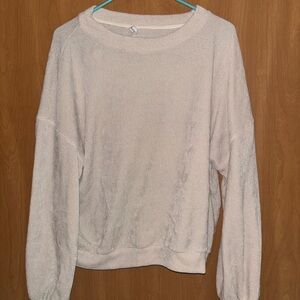 Wishlist Soft Cream Crew Neck Sweater
